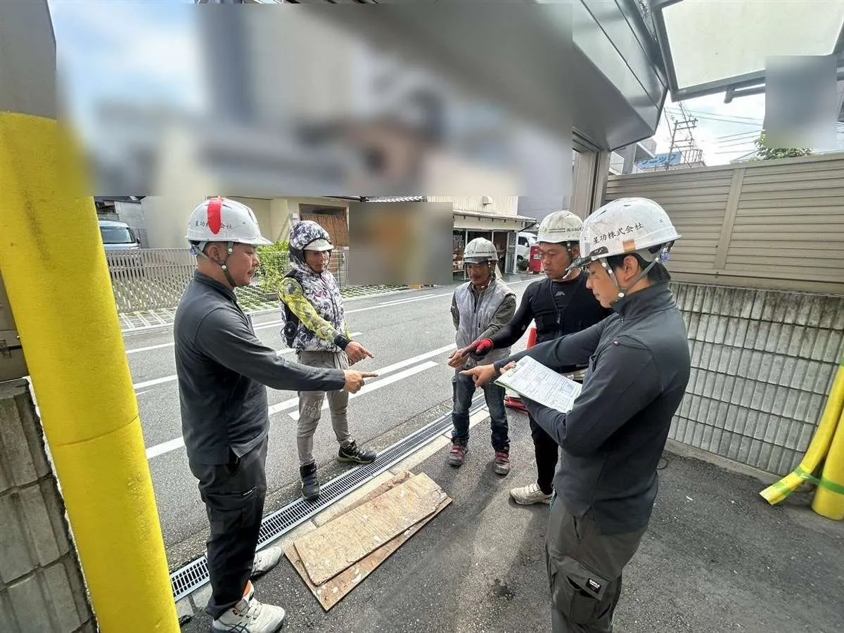 新しい現場が始まりました！【阿部野区N邸・外壁/屋根塗装工事】