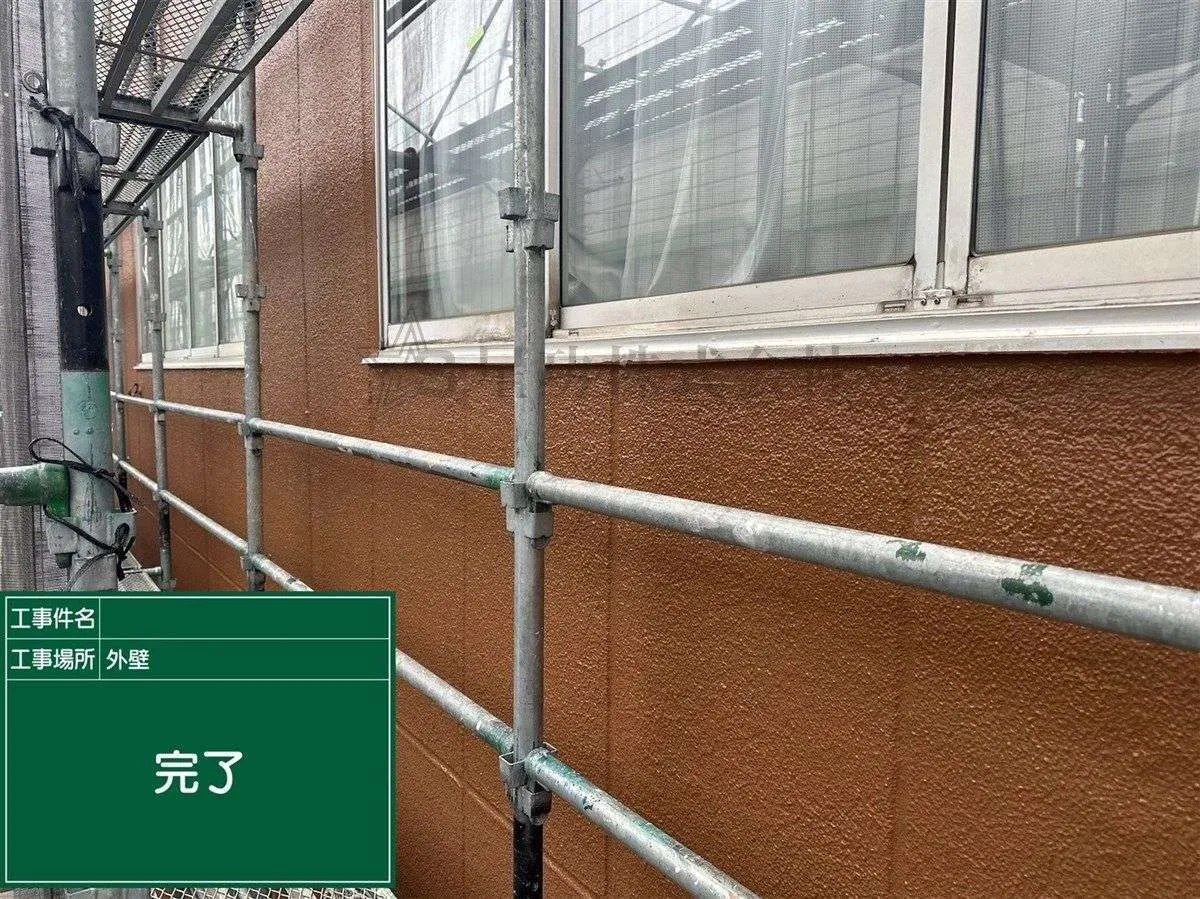 【遮熱塗料 アドクール】を使った外壁修繕工事が終わりました／大阪市浪速区