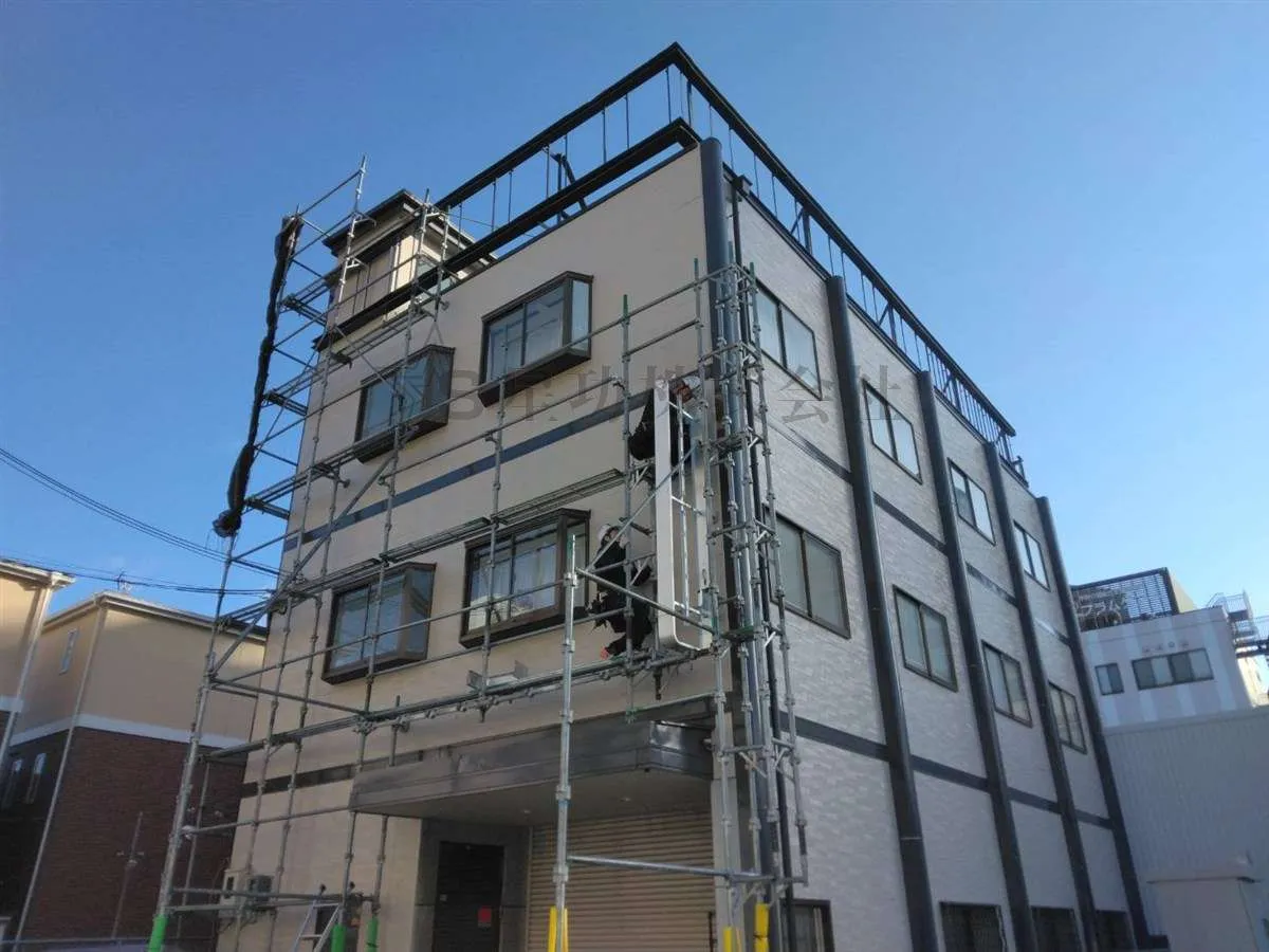 大阪市住之江区・㈱N様【外壁塗装・看板取外し】