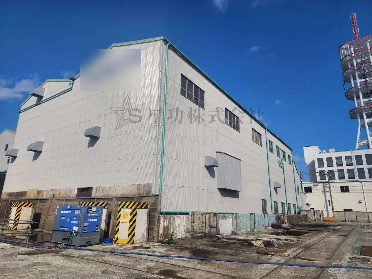 1期工事・工場外壁大規模修繕工事が完了しました(大阪市平野区・A 工場)