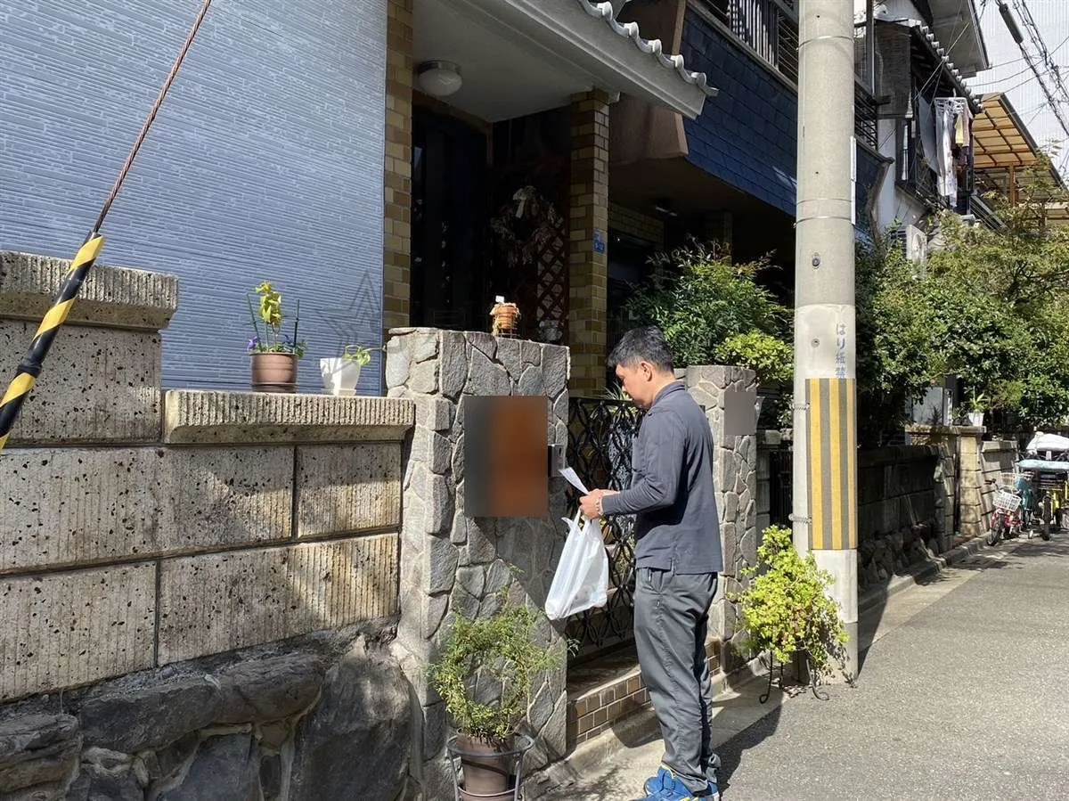 現場近隣の方へのご挨拶まわり【大阪市阿倍野区】