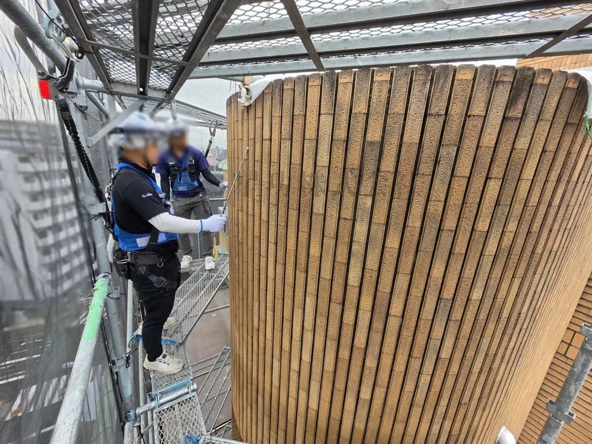 大阪市内大規模マンションタイル調査【外壁補修】
