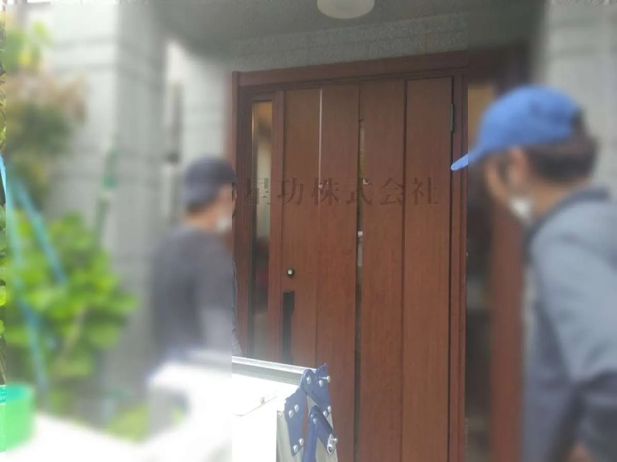 阿倍野区・S様邸【玄関扉建具入替工事】
