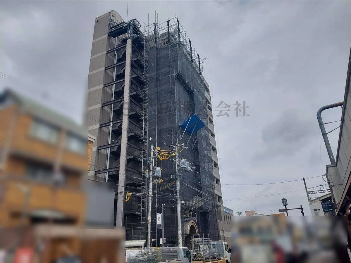 【マンション大規模修繕工事】足場設置が始まりました