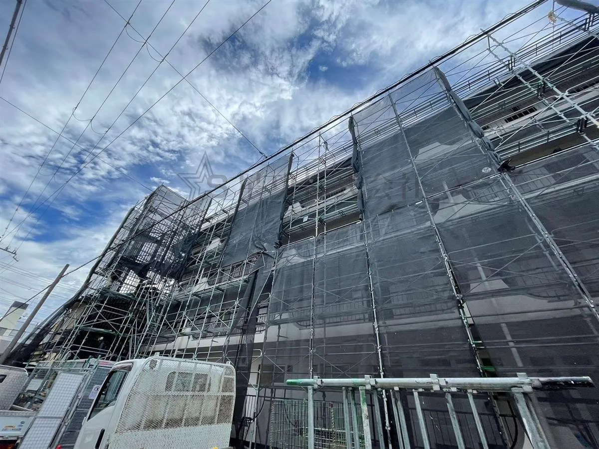 足場解体工事は感動の瞬間です！