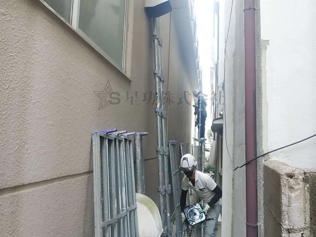大規模修繕工事が始まりました（都島区・Mマンション）