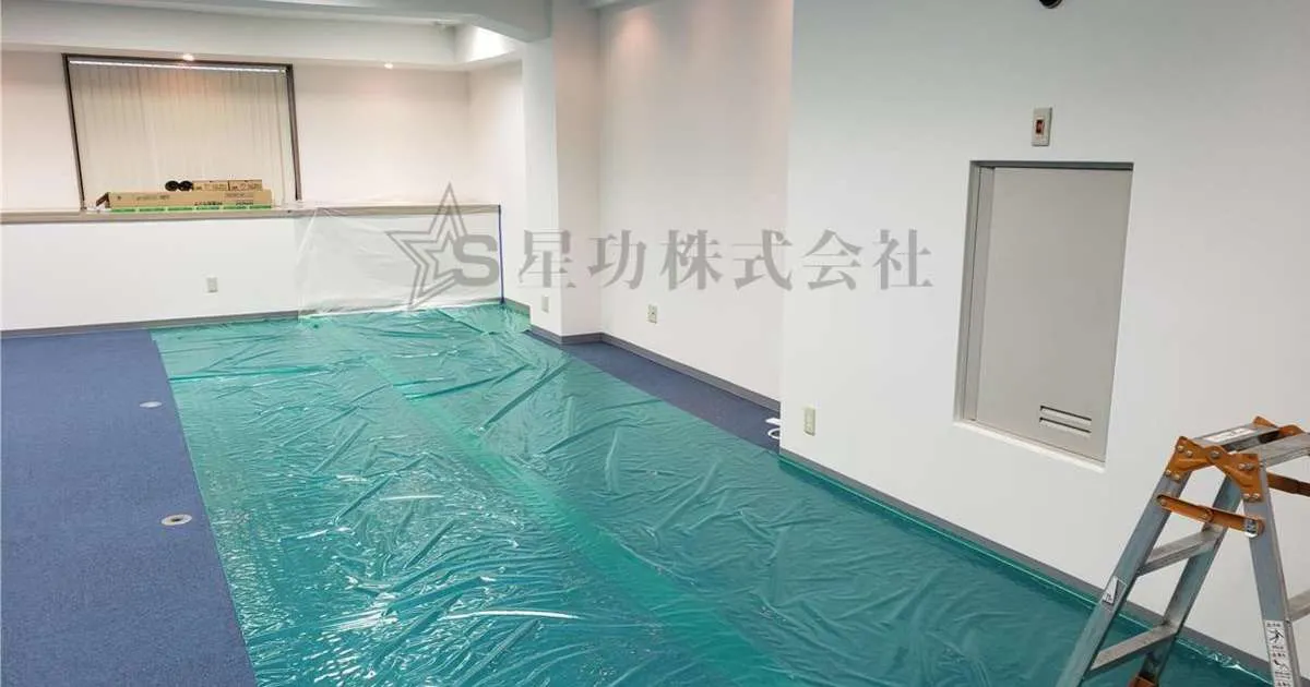 Ｊビル・雨漏りによる復旧工事へ行ってきました②  (大阪市西区)