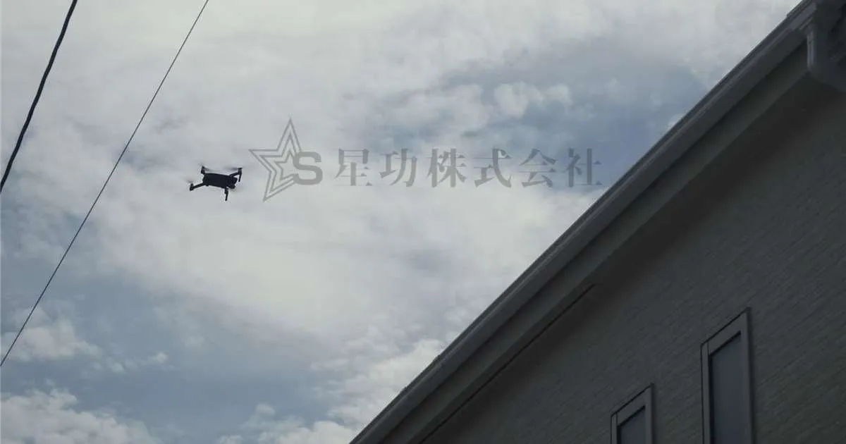 ドローンでの現地調査（大阪市・N邸）