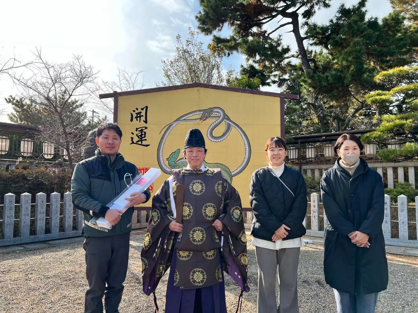 仕事始め・ご祈祷へ行ってきました／阿部野神社