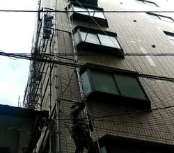 Bビル　足場着工