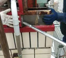 Bビル　屋上看板板金撤去作業