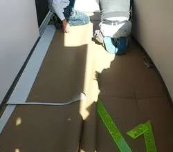 S邸　階段ポーチ長尺シート貼り工事