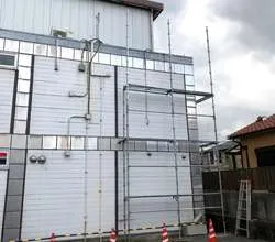 Sビル　足場設置