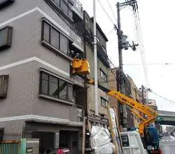 出窓ガラス入れ替え