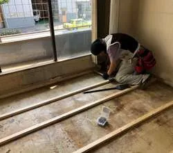 Mビル　内装床工事
